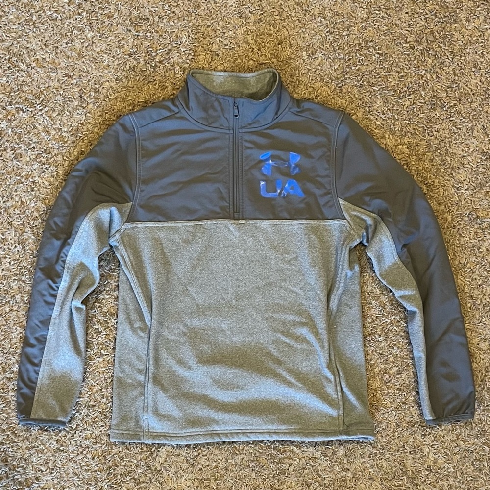 Boys Under Armour ColdGear 1/4 Zip Light Jacket, Youth L